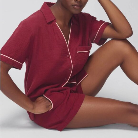 Soma Other - NWT Soma Cotton Gauze Short-Sleeve Pajama Set